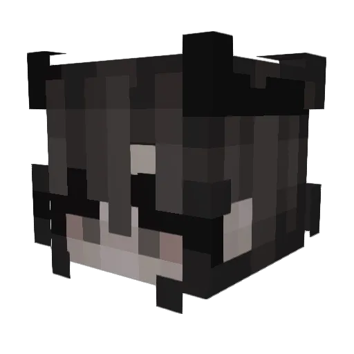 Natume025 Minecraft avatar head, 3D render
