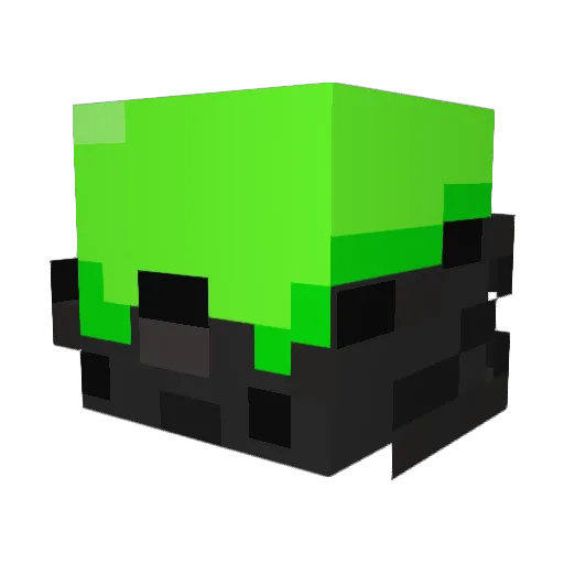 Naturablade Minecraft avatar head, 3D render