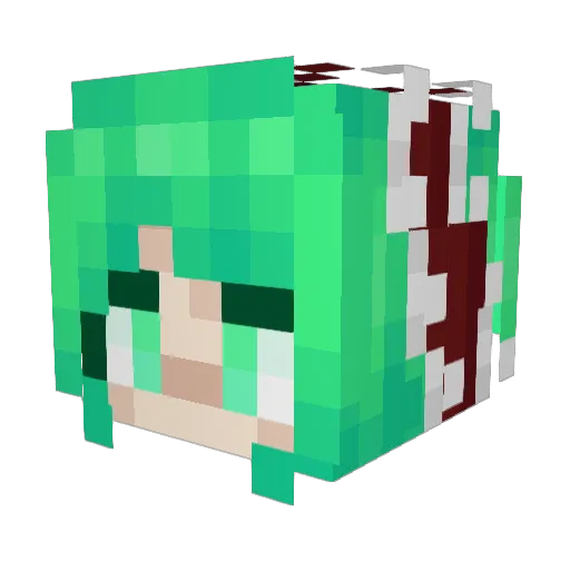 NaturalCauses619 Minecraft avatar head, 3D render
