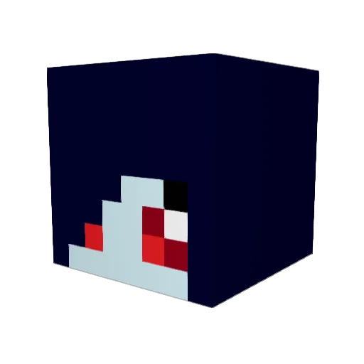 NaturalEmblem26 Minecraft avatar head, 3D render