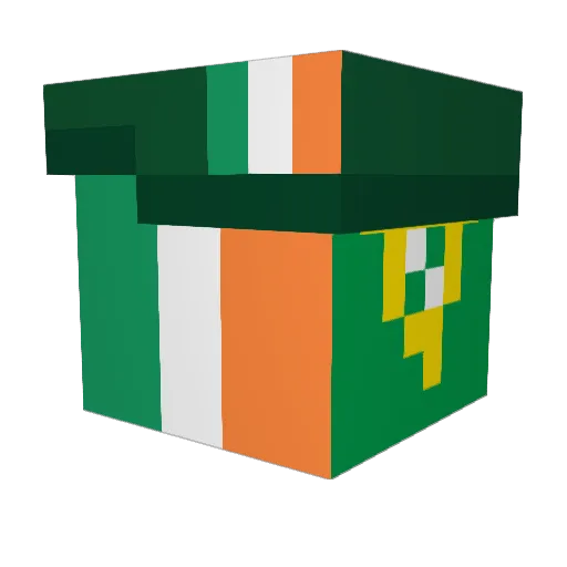 NaturalFacility Minecraft avatar head, 3D render