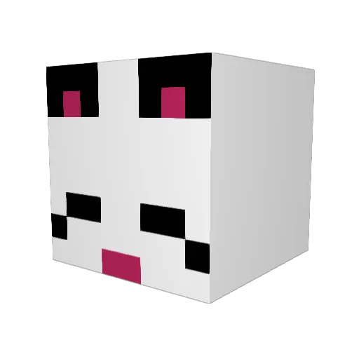 Natural_Creation Minecraft avatar head, 3D render