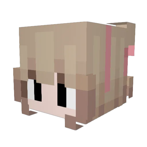 Minecraft-Avatar von Nauane: Kopf als 3D-Render