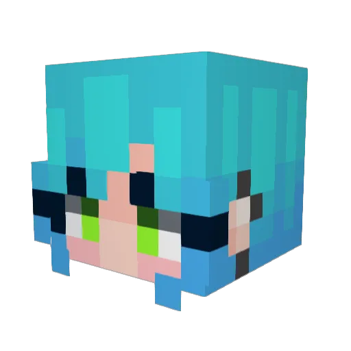 Naufrago_3000 Minecraft avatar head, 3D render