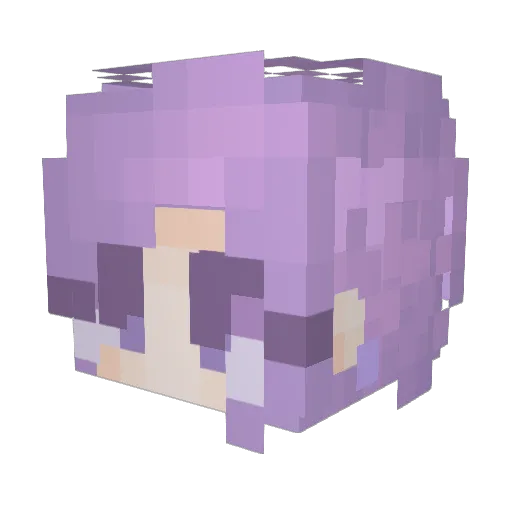 Naughty679 Minecraft avatar head, 3D render