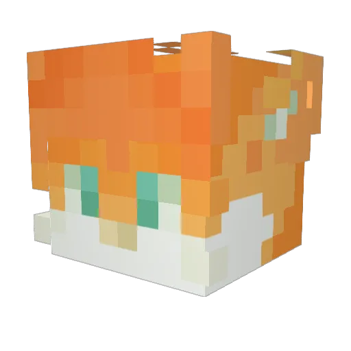 Naughty_Ghost Minecraft avatar head, 3D render