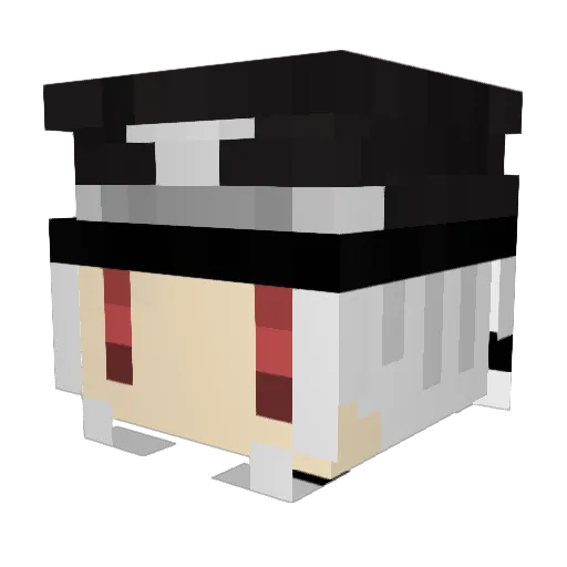 Nausan5190 Minecraft avatar head, 3D render