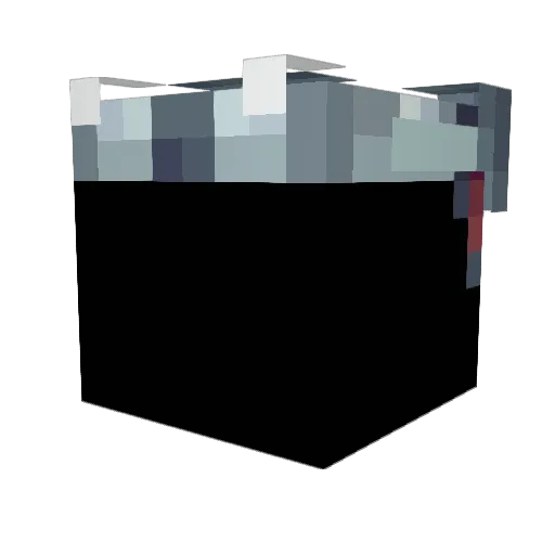 NautilusEiji Minecraft avatar head, 3D render