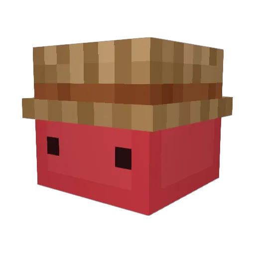 NautilusWasabi Minecraft avatar head, 3D render