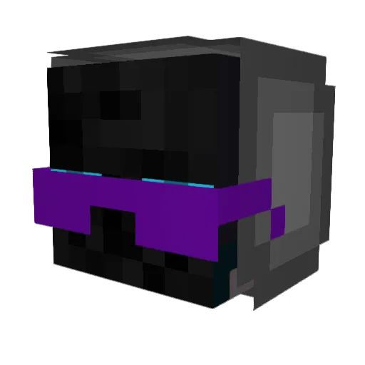 Nautnes Minecraft avatar head, 3D render