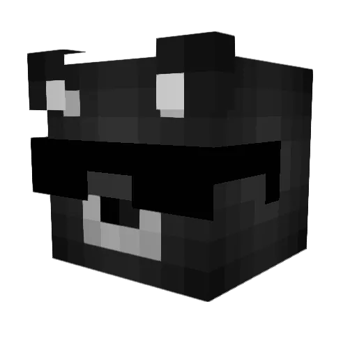 Naval_Widower Minecraft avatar head, 3D render