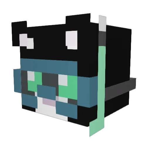 Navalny_Botinok Minecraft avatar head, 3D render