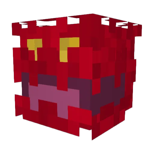 Navarque Minecraft avatar head, 3D render