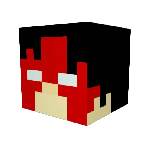 Navarr66 Minecraft avatar head, 3D render