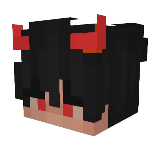 Navegandow Minecraft avatar head, 3D render