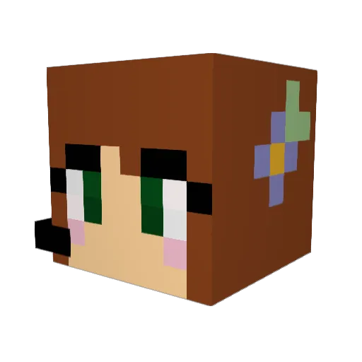 Navic_91 Minecraft avatar head, 3D render