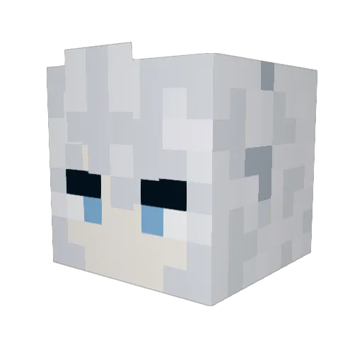 Navid01 Minecraft avatar head, 3D render