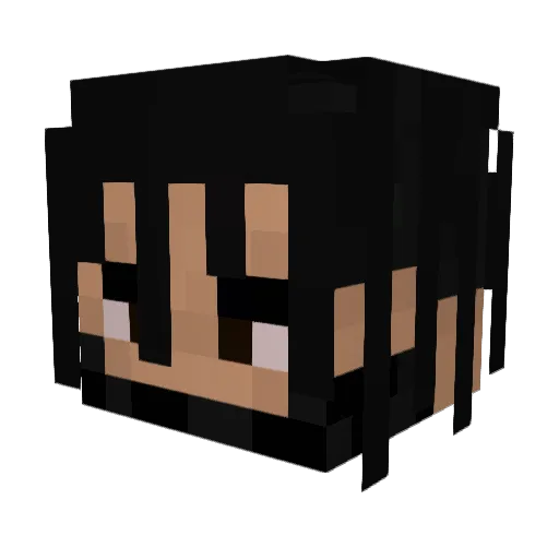 Navitr0 Minecraft avatar head, 3D render