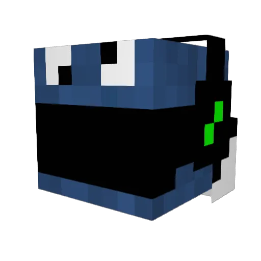 NavyMan1974 Minecraft avatar head, 3D render
