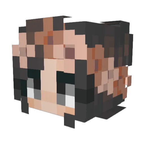 NavyRegent Minecraft avatar head, 3D render