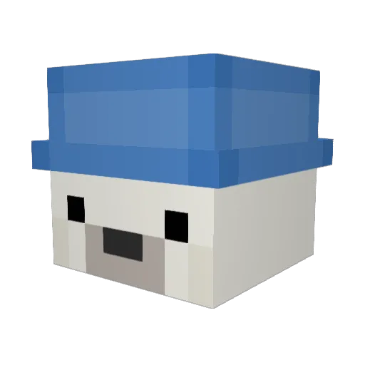 Navyy_S Minecraft avatar head, 3D render