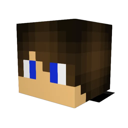 Nawaf2037 Minecraft avatar head, 3D render