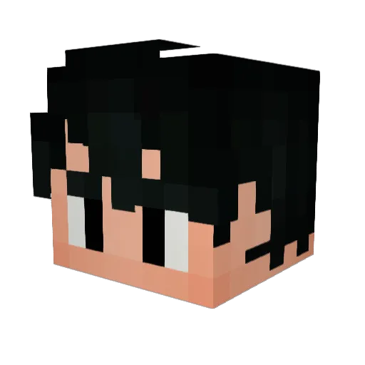 Nawaf25 Minecraft avatar head, 3D render