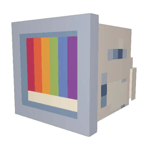 NayaOchan Minecraft avatar head, 3D render