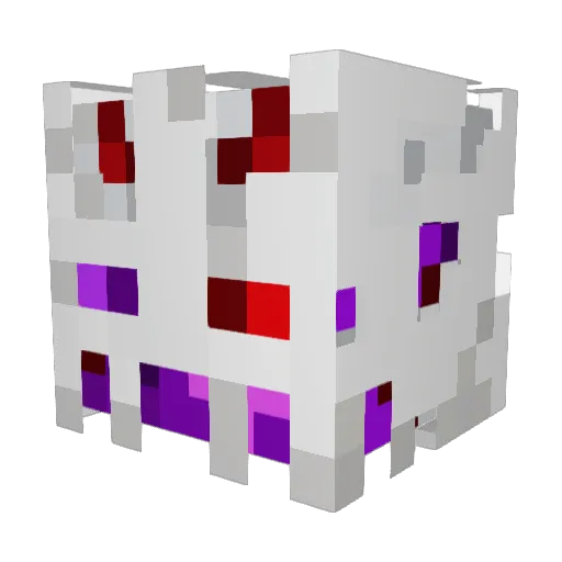 Nayaall Minecraft avatar head, 3D render