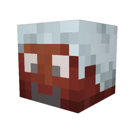 Naydex Minecraft avatar head, 3D render