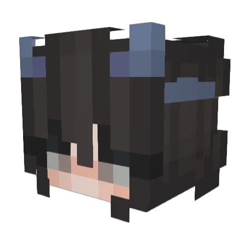 Nayeon_R Minecraft avatar head, 3D render