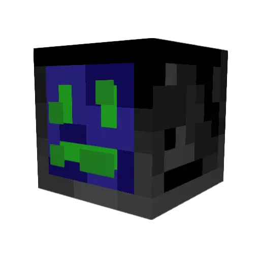 Nayer2008 Minecraft avatar head, 3D render