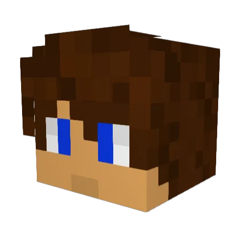 Nayko68 Minecraft avatar head, 3D render