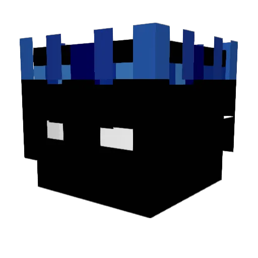 Naykrooz Minecraft avatar head, 3D render