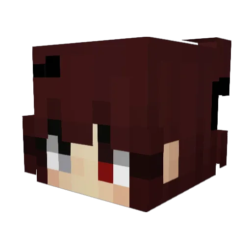 Naz0102 Minecraft avatar head, 3D render