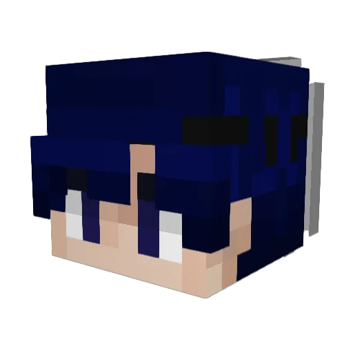 NazK_ Minecraft avatar head, 3D render