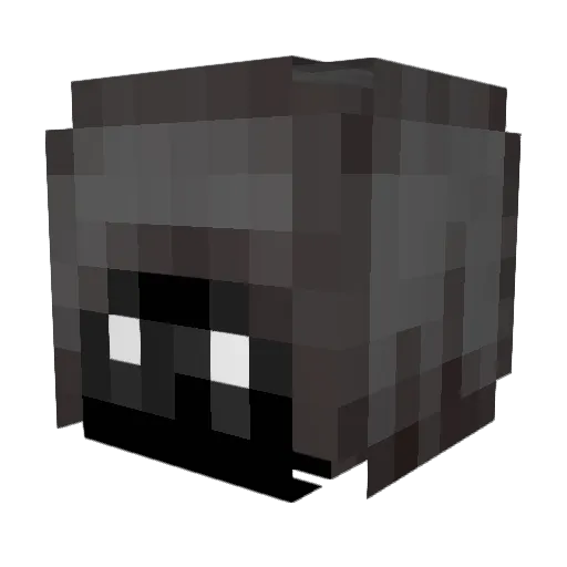 NazTyy Minecraft avatar head, 3D render