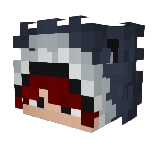 NazarAzhar Minecraft avatar head, 3D render