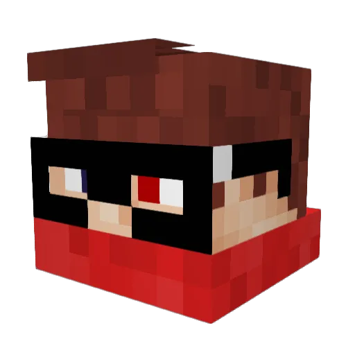 Nazaret420 Minecraft avatar head, 3D render
