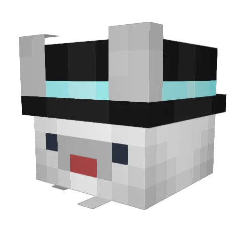NazcaTheMad Minecraft avatar head, 3D render