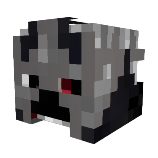 Nazghoul_03 Minecraft avatar head, 3D render