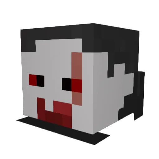 Nazglmor Minecraft avatar head, 3D render