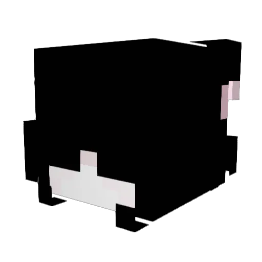 NazzaTazza Minecraft avatar head, 3D render