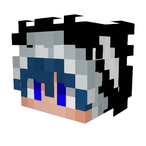 Nazzo99 Minecraft avatar head, 3D render