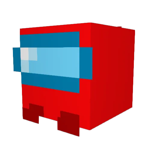 Nbbizi Minecraft avatar head, 3D render