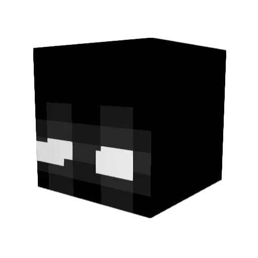 NcdX Minecraft avatar head, 3D render