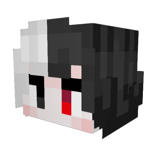 Ncoder Minecraft avatar head, 3D render