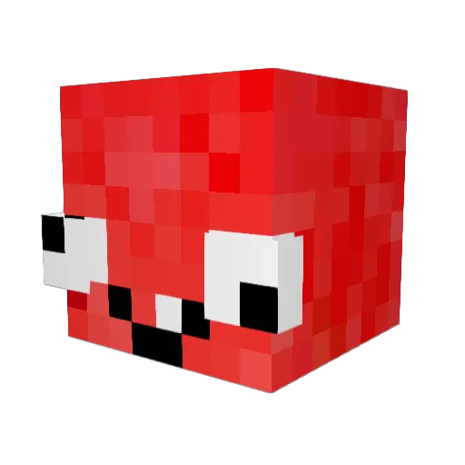 Ndin0x Minecraft avatar head, 3D render
