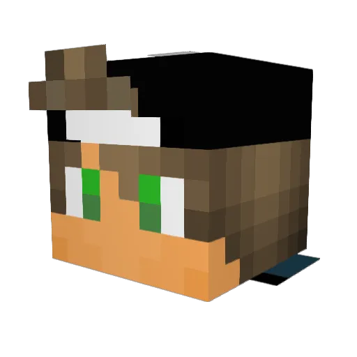 Ne0x_GER Minecraft avatar head, 3D render