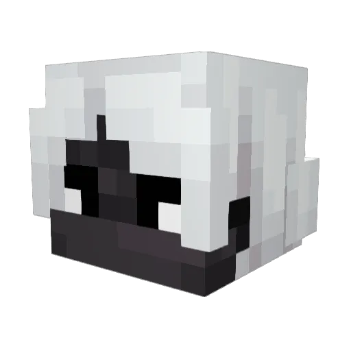 Ne1zit Minecraft avatar head, 3D render